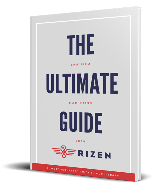 The Ultimate Guide to Law Firm Marketing 2020 Book Cover
